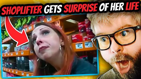 REACTION!! Shoplifter Gets The Surprise of Her Life