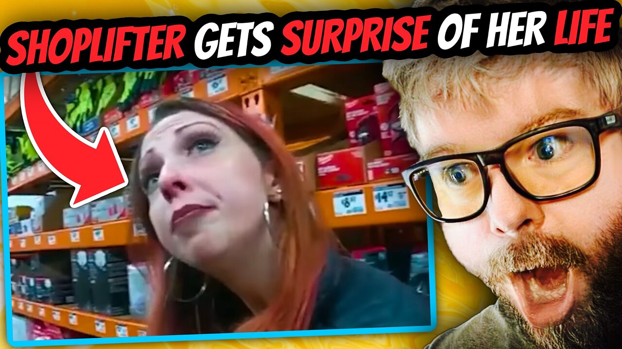 REACTION!! Shoplifter Gets The Surprise of Her Life