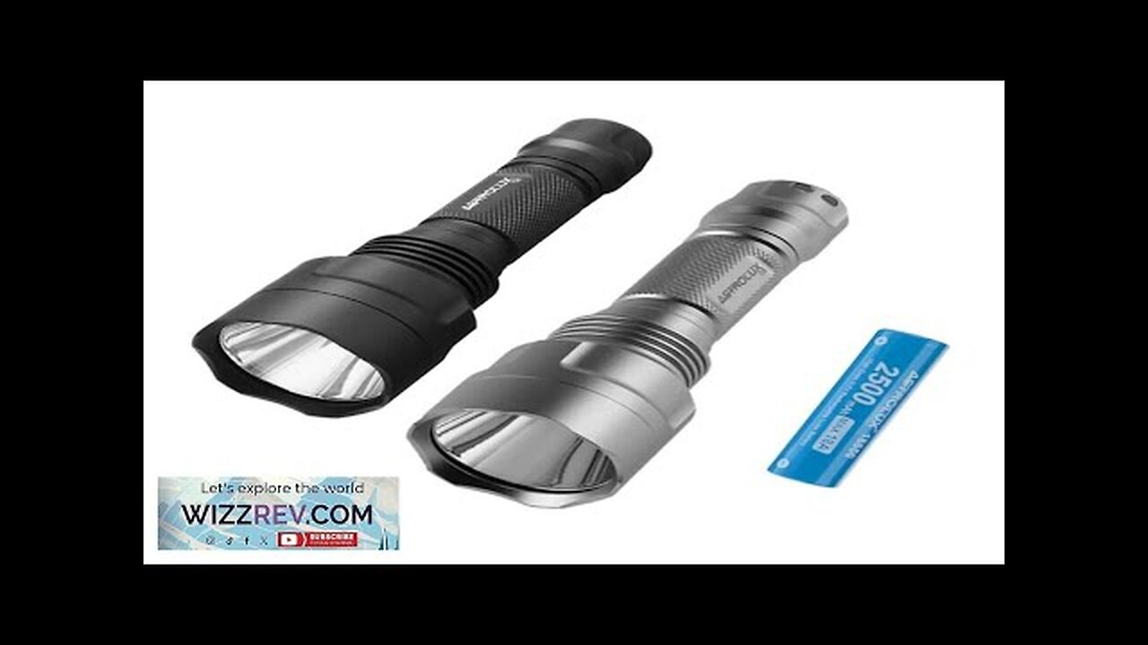 Astrolux® C8 XHP50.2 3500LM 6500K 7/4modes Strong Floodlight Tactical LED Flashlight + Review