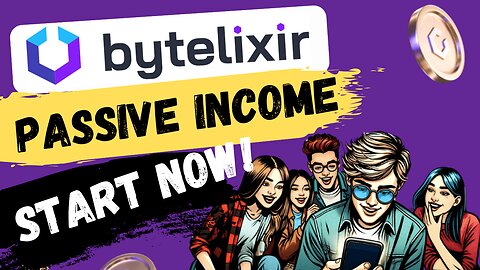 Ganhe Dinheiro - Renda Passiva com Bytelixir $200 per month!