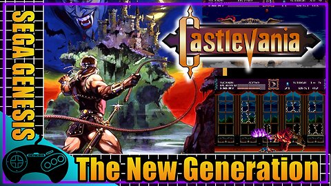 🕹️🧛‍♂️ GAMEPLAY - Castlevania: The New Generation – SEGA GENESIS ⚔️🩸 🏰🔥