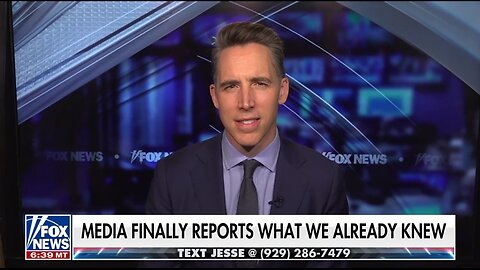 Sen Josh Hawley: For All We Know Pelosi's Still Insider Trading