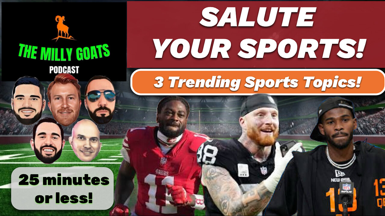 3 Trending Sports Headlines: NFL Moves, Shedeur, Cryptic NFL