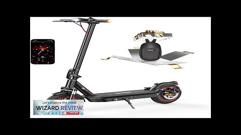 iScooter Electric Scooter Adults 28/50 Miles Max Range 28/25 Mph Max Speed10" Review