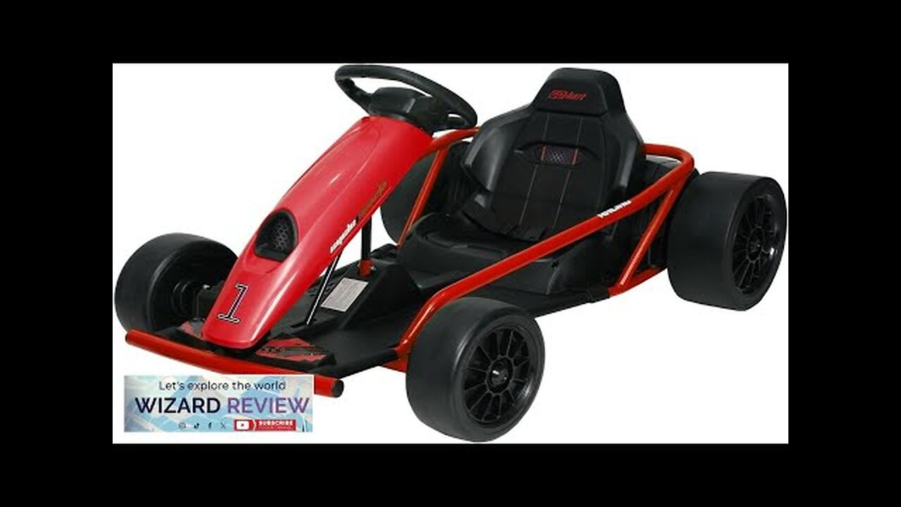 24V 9AH Electric Go Kart for Kids 8 MPH Drift Kart Review