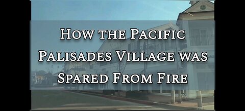 Pacific Palisades Village Still Standing (Private Firefighters)