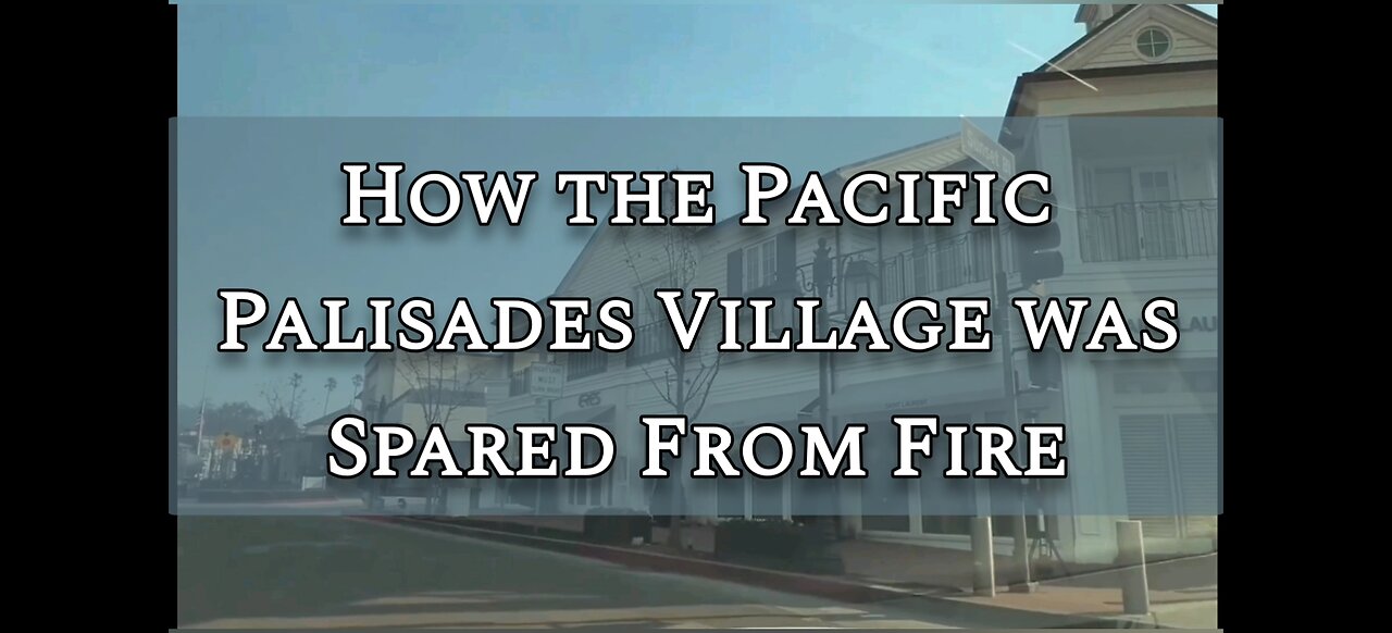 Pacific Palisades Village Still Standing (Private Firefighters)