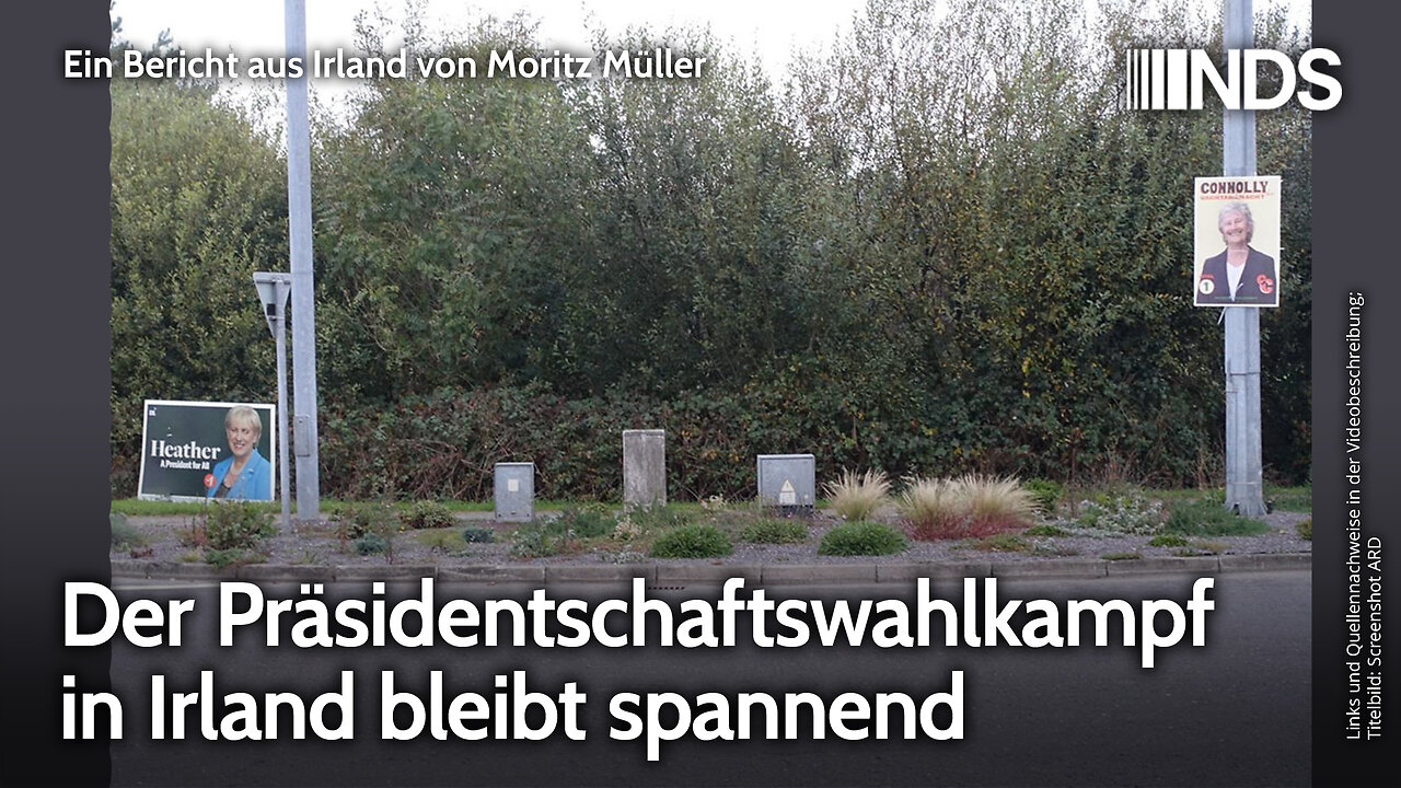 Der Präsidentschaftswahlkampf in Irland bleibt spannend | Moritz Müller | NDS