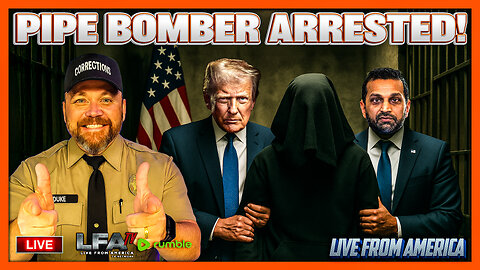 PIPE BOMBER ARRESTED! | LIVE FROM AMERICA 12.4.25 11AM