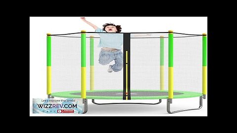 SKOK 5FT Trampoline for Kids 60’’ Trampoline with Enclosure Net Mini Indoor/Outdoor Review