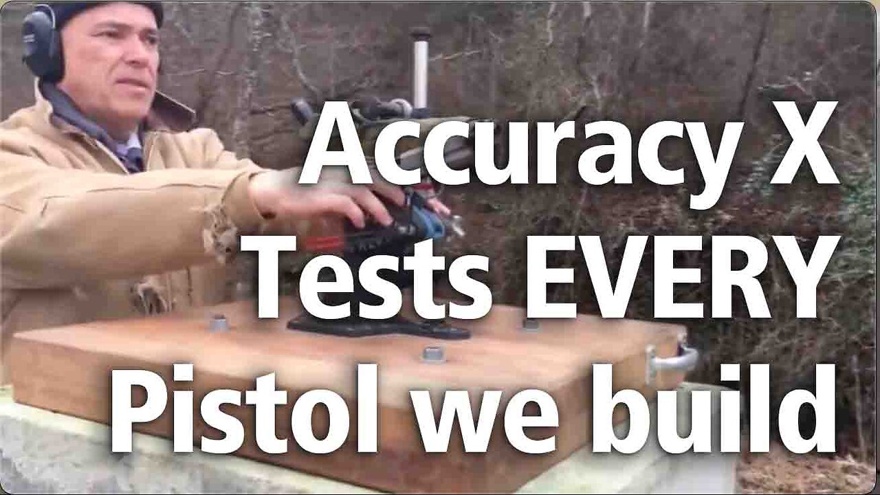 At Accuracy X we test each and every 1911 pistol we build