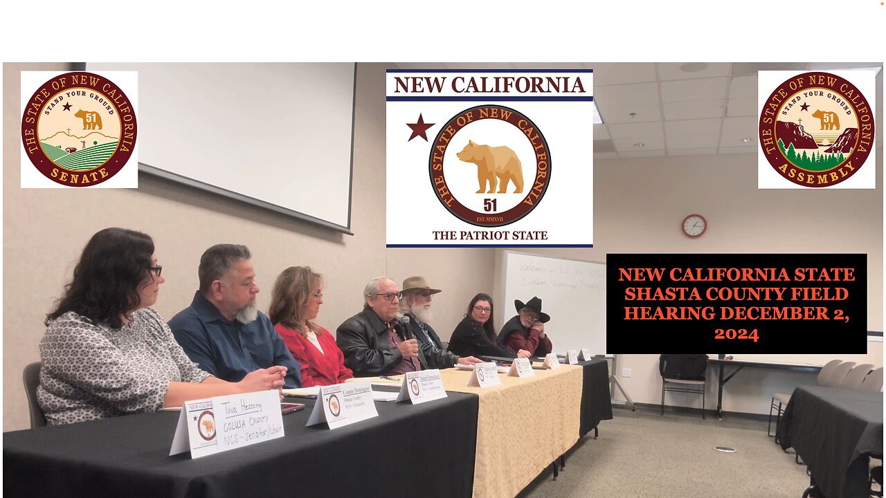 NEW CALIFORNIA STATE SHASTA COUNTY ELECTION HEARING DECEMBER 2, 2024