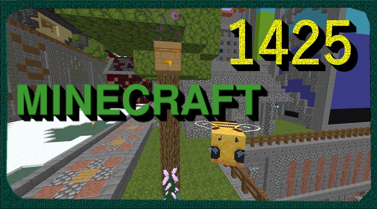 Lets Play Minecraft Episode – 1425 Bee Removal