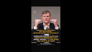 American Preacher Tells You The Truth About What Israel Actually Is (Video)