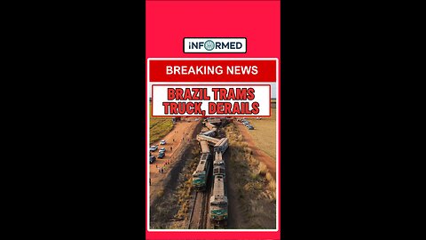 🚨 CHAOS in Brazil! A cargo train SMASHES into a truck & DERAILS