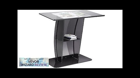 VEVOR Acrylic Podium 47" Acrylic Podium Stand with Wide Reading Surface Review