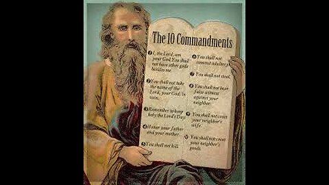 THE TEN COMMANDMENTS - BIBLE