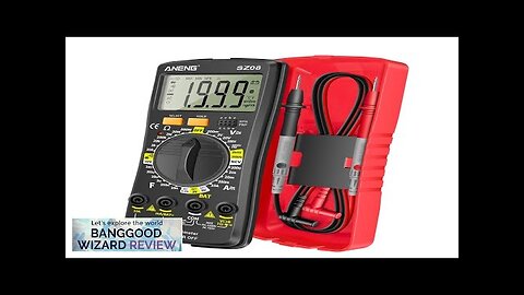 ANENG SZ08 Ultra-thin Split LCD Digital Multimeter Tester with Stowable Test Pen Review