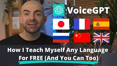 How To Learn Any Language For FREE Fast Using ChatGPT PSN Experiment