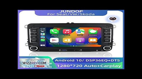 JUNDOF 2 Din Android Car Radio GPS 4G WiFi DSP Carplay Review