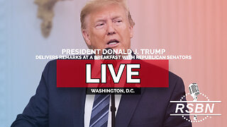 LIVE: President Trump Delivers Remarks at a Breakfast With Republican Senators - 11/5/25