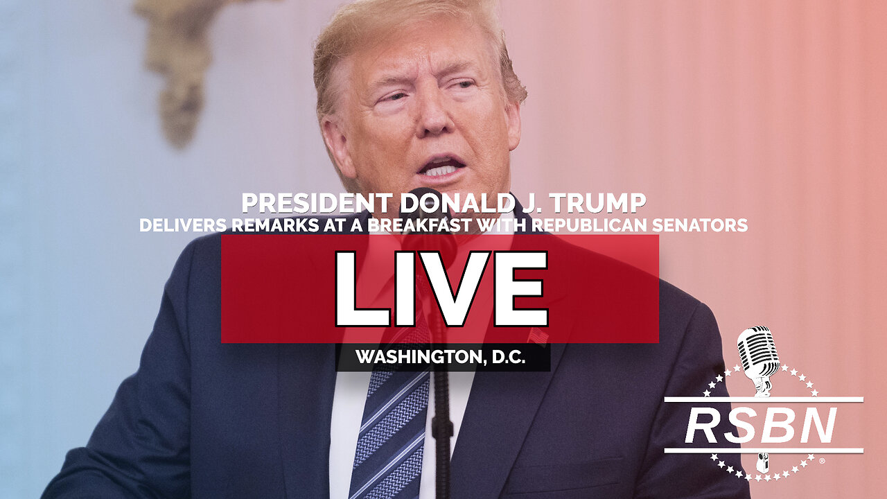 LIVE REPLAY: President Trump Delivers Remarks at a Breakfast With Republican Senators - 11/5/25