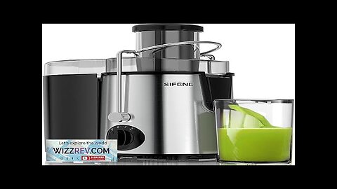 SiFENE Juicer Machines Big Mouth Large 3” Feed Chute for Whole Fruits Review