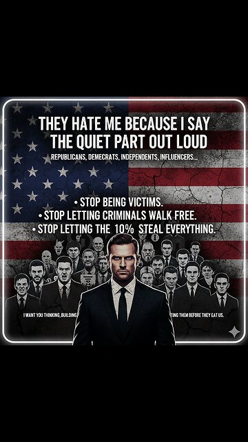 They Hate Me Because I Say the Quiet Part Out Loud