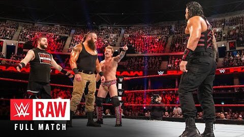 FULL MATCH： Reigns vs. Owens vs. Rollins vs. Jericho vs. Strowman： Raw. Nov. 7, 2016