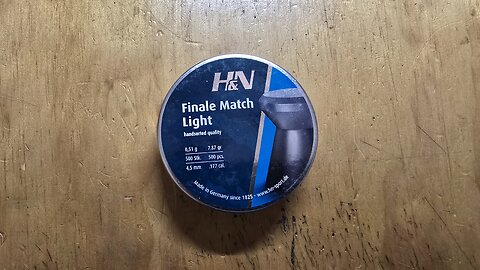 Airgun Wadcutter Wednesday #17 H&N Finale Match Light 4.49