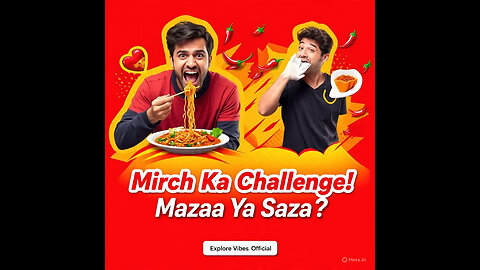 🌶️ Mirch Ka Challenge! Spicy Food Experiment Gone Wrong 😅🔥 | Explore Vibes Official