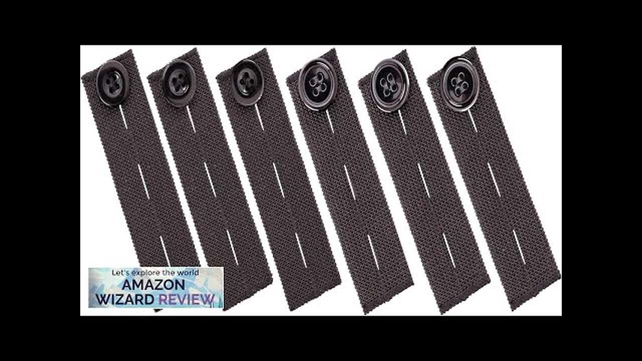 Johnson & Smith Elastic Pants Waist Extenders (6 Pack) Adjustable Waistband Expanders Review