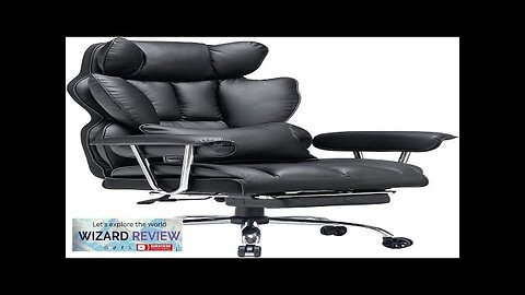 Efomao Desk Office Chair 400LBS Big and Tall Office Chair PU Leather Review