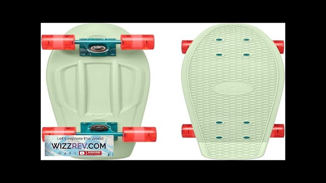 Retrospec Quip Mini Cruiser Skateboard 22.5" Classic Retro Plastic Cruiser Complete Review