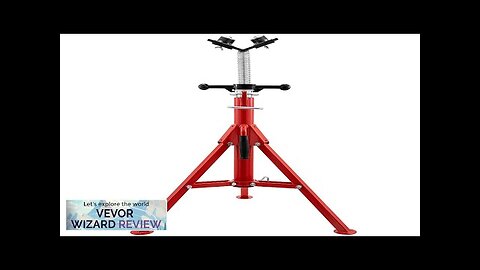 VEVOR Pipe Jack Stand with 2-Ball Transfer V-Head 6mm Thickness and Folding Review