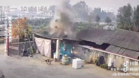 Man Sitting On His Toilet Gets Blasted Airborne When Marsh Gas Explodes Under His Home