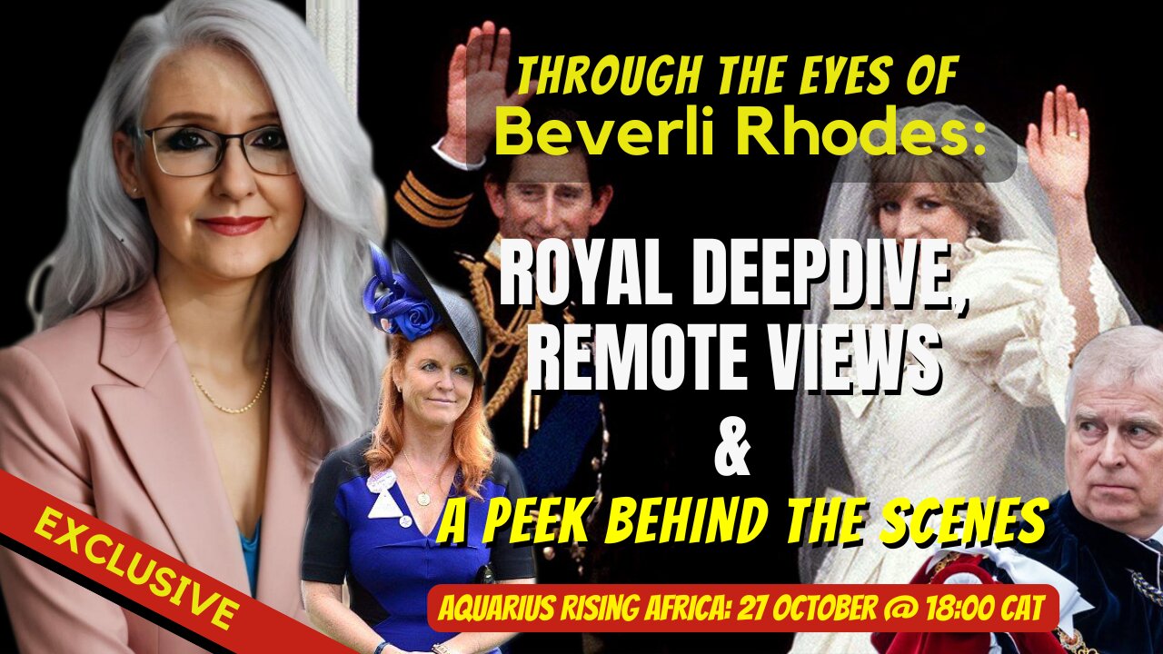 Through the eyes of Beverli Rhodes: Royal Deepdive, Remote views & a peek behind the scenes.