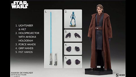 Star Wars Clone Wars - Anakin Skywalker [1/6 Scale Statue by Sideshow]