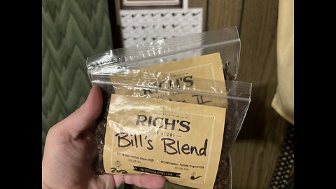 Pipe Tobacco Live Review!!!! Getting to Try Tobbaco From The Legendary Store Rich's