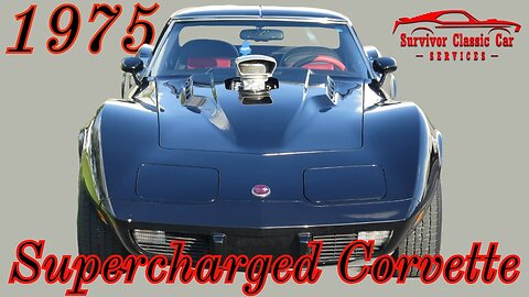 1975 Chevrolet Stingray Coupe, supercharged 350 V8, custom Vette for sale