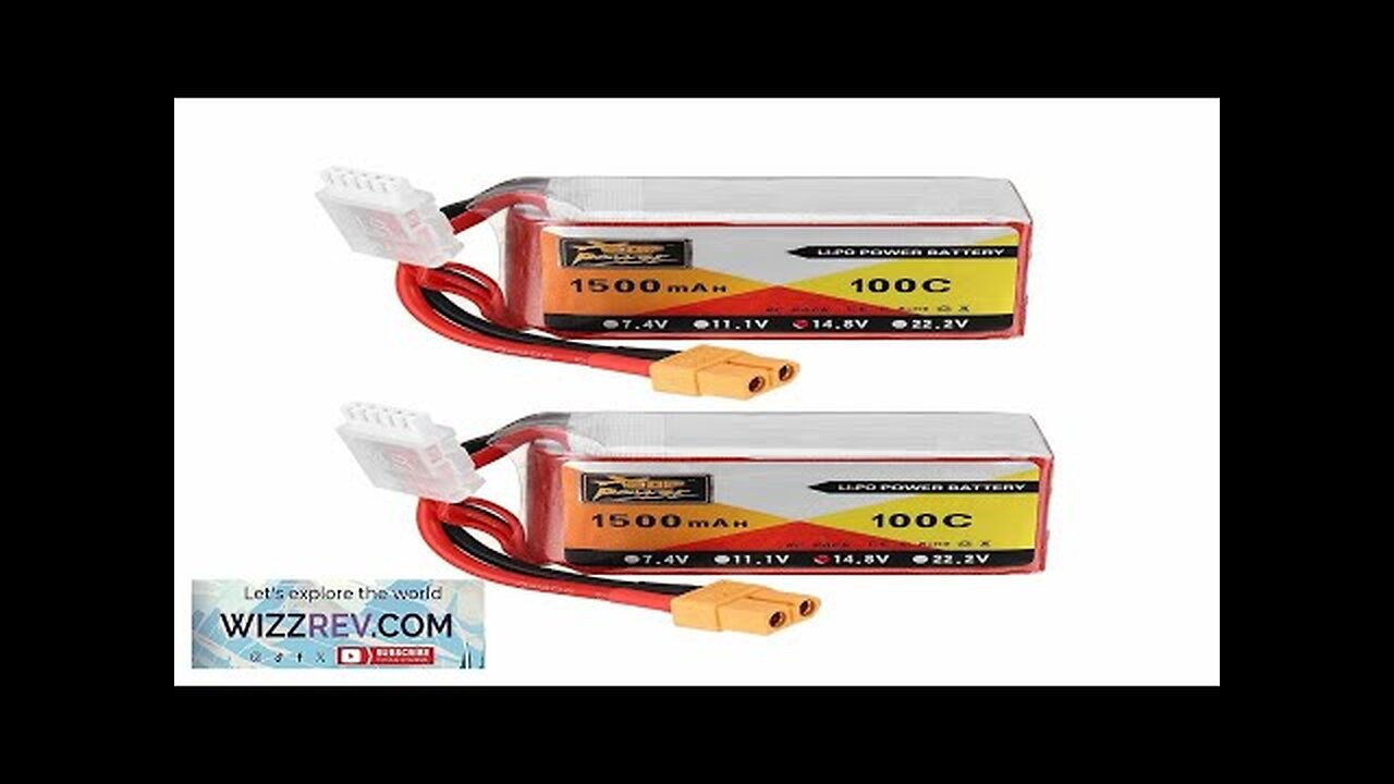 ZOP POWER 14.8V 1500mAH 100C 4S Lipo Battery With XT60 Plug Review