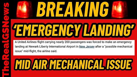 🚨 BREAKING! "CONCERNING TRENDING" UNITED AIRLINES FLIGHT FORCED TO MAKE EMERGENCY LANDING AT NEWARK