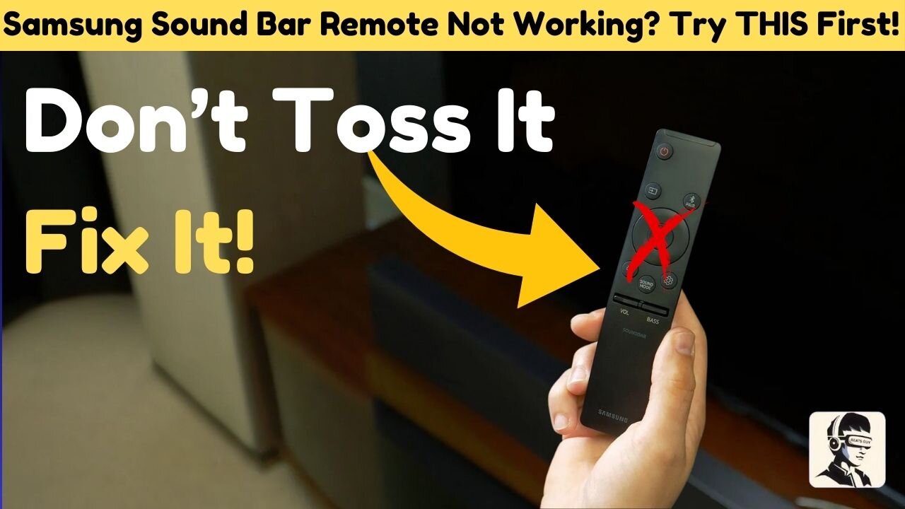 Samsung Sound Bar Remote Not Working? Try THIS First!