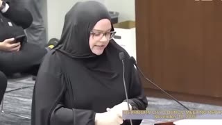 A white woman who has converted to Islam (her husband did too) speaks to the Dearborn City Council