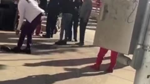 CHIMPOUT Breaks Out Outside Grady Memorial Hospital