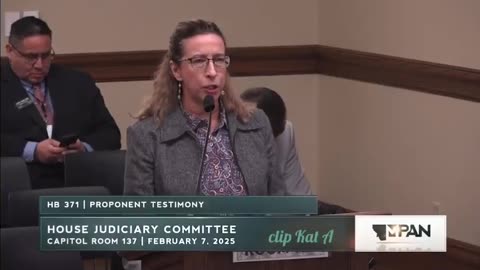 Dr. Christine Drivdahl-Smith gave an incredible testimony before the Montana judiciary yesterday