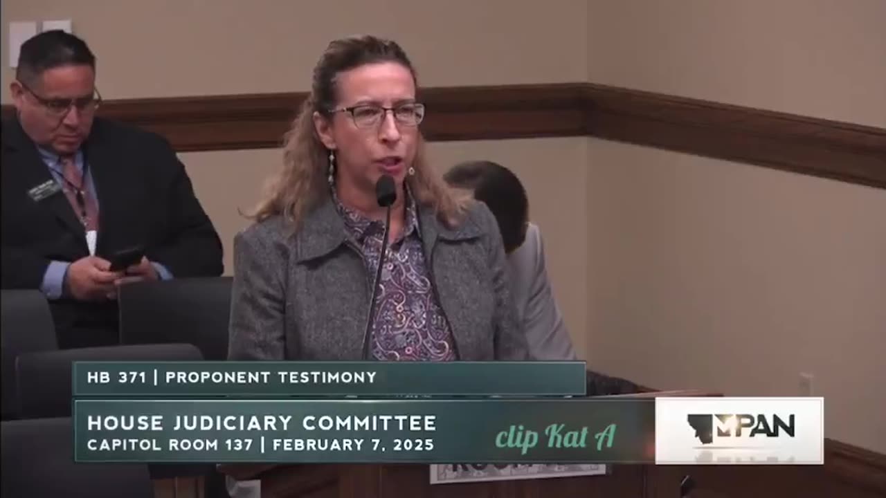 Dr. Christine Drivdahl-Smith gave an incredible testimony before the Montana judiciary yesterday