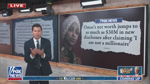 WOW❗ Will Cain just destroyed Ilhan Omar.