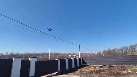 Russian air support in Kursk region.