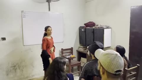 Class Room prank with young Female teachers
